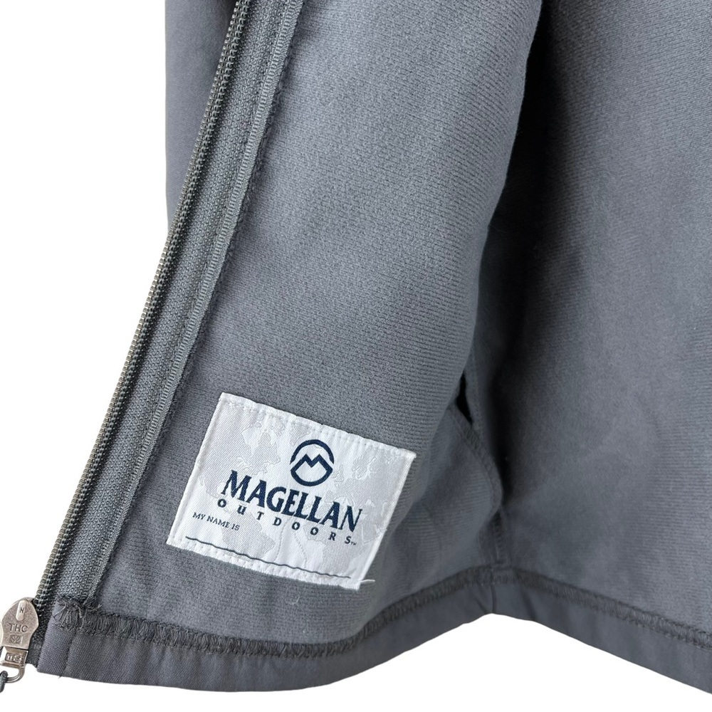 Magellan Outdoors Kids Gray Zip-Up Water Resistant Coat Jacket Sz Small - Picture 4 of 5
